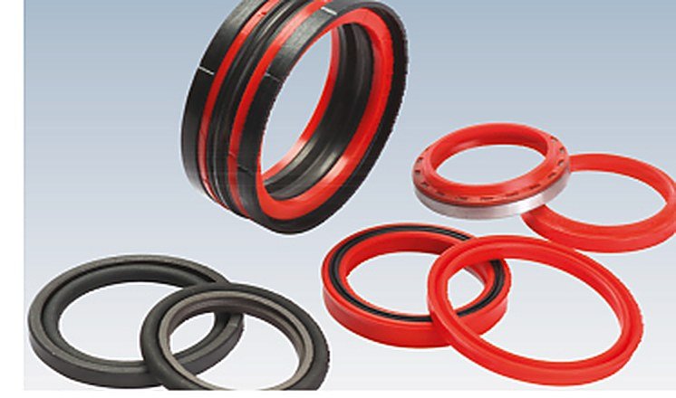 Polyurethane and rubber hydraulic rod, piston and wiper seals