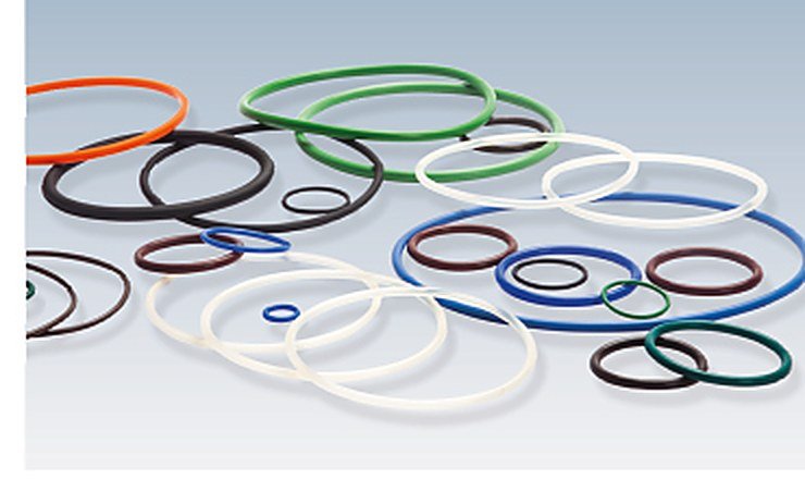 Coloured industrial O-rings and quad rings in nitrile, silicone, Viton and EPDM